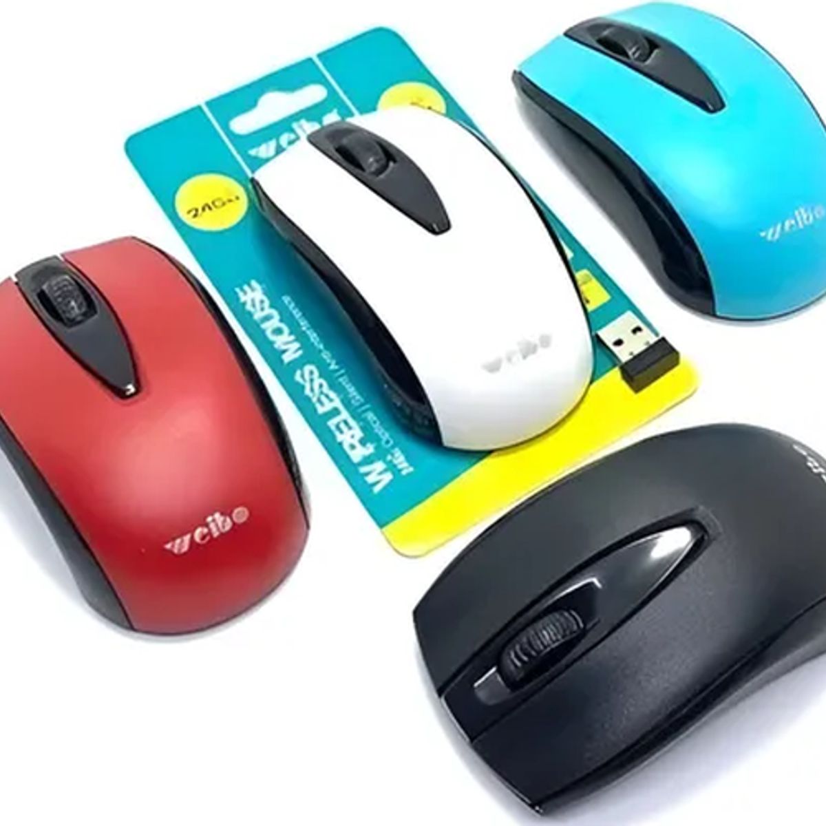 GENERICO - Mouse óptico inalámbrico 24ghz con receptor