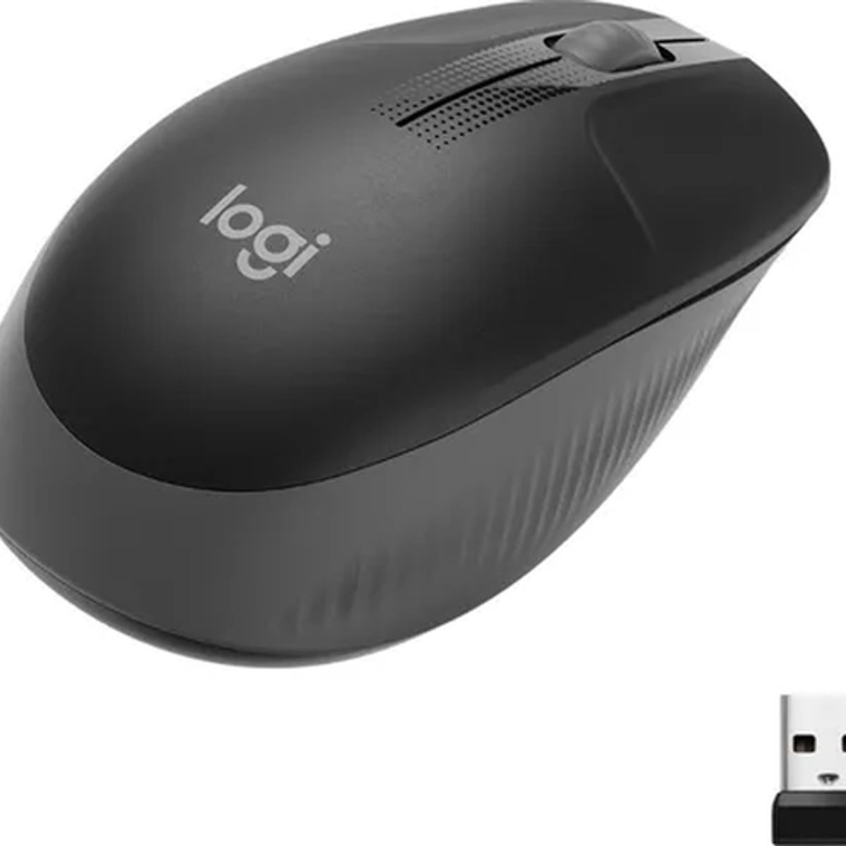 GENERICO - Mouse Logitech M190 inalámbrico gris
