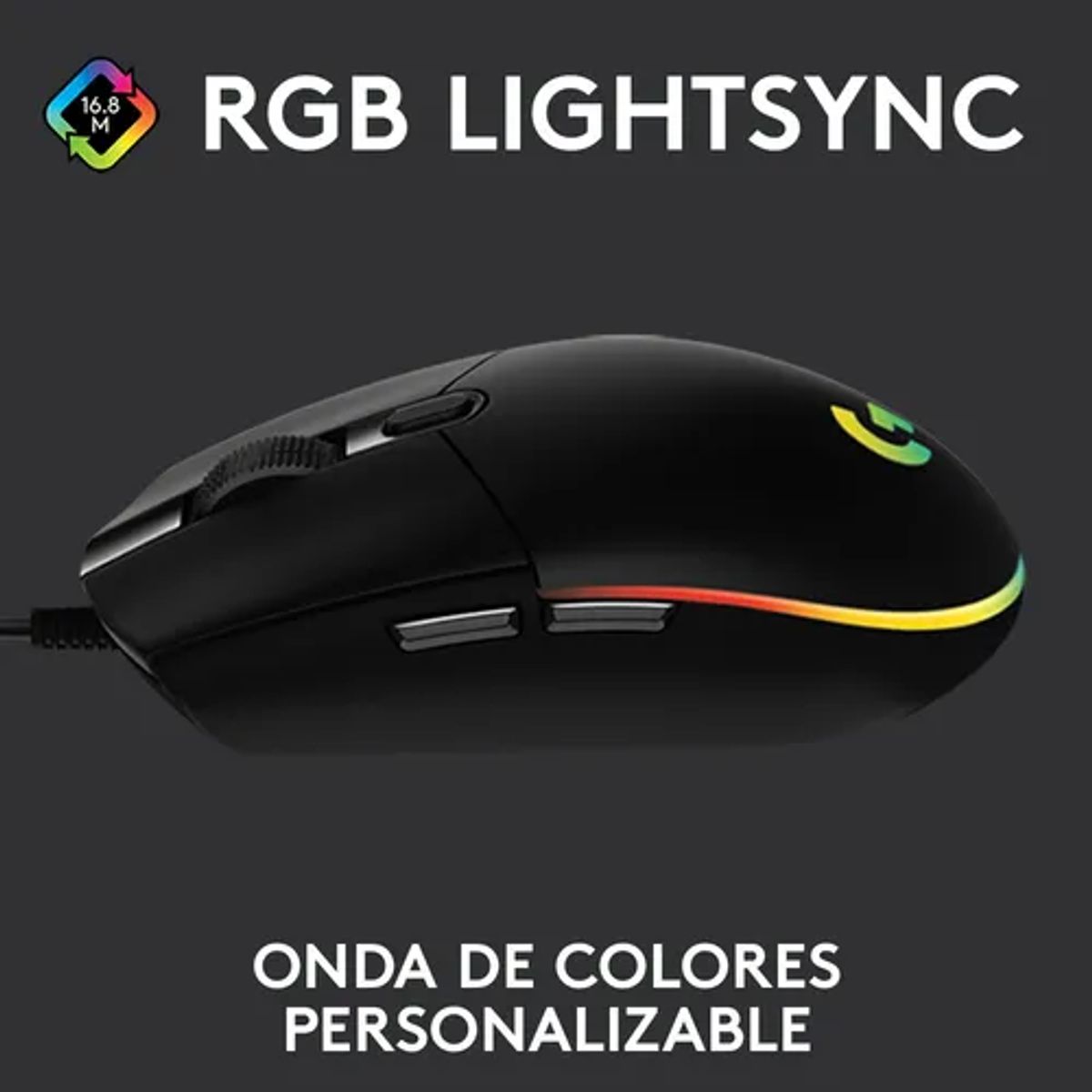 GENERICO - Logitech G203 Lightsync mouse gamer rgb negro