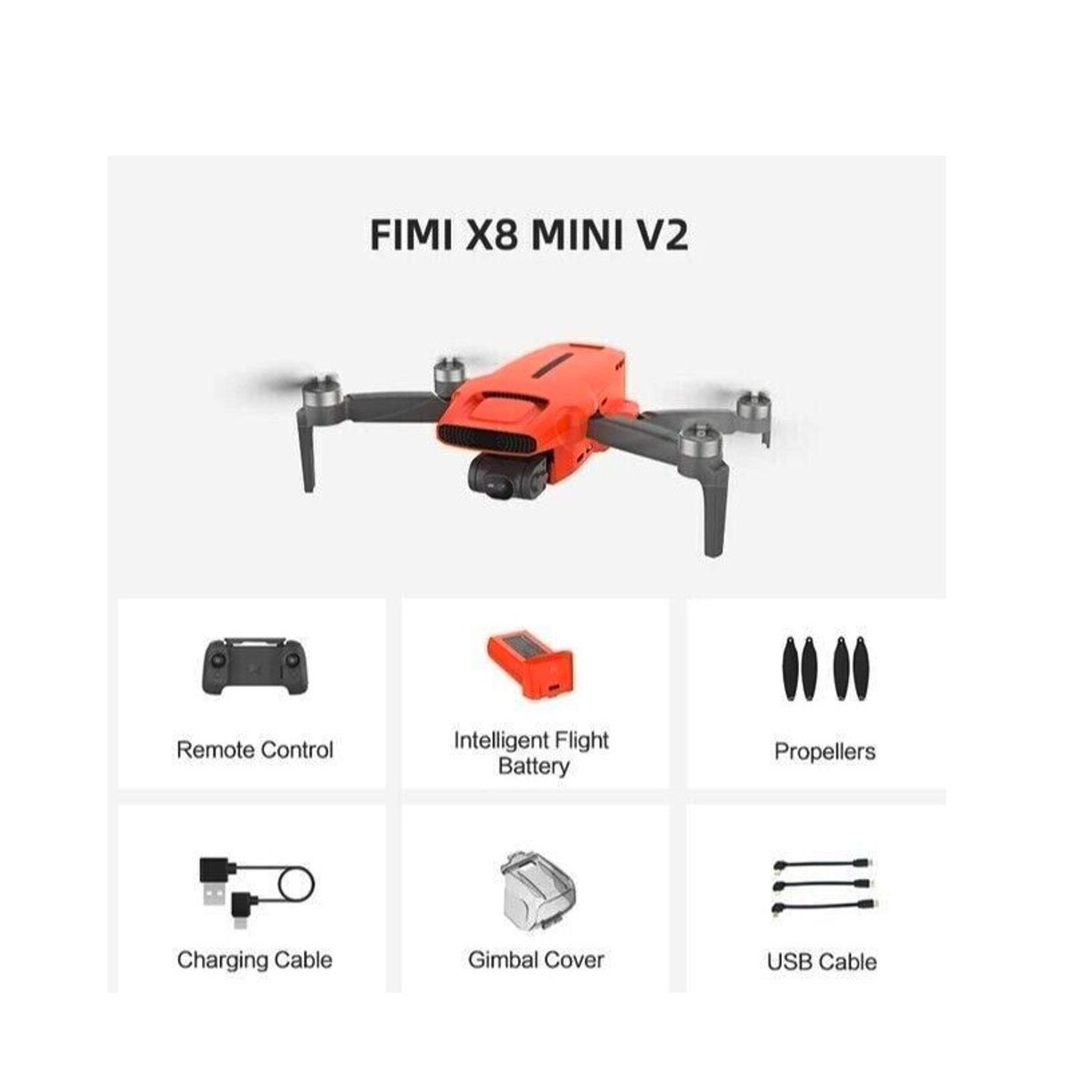 FIMI - Fimi X8 Mini V2 Plus 4K Cámara Video Hdr Combo Con Sandisk 32G Extreme