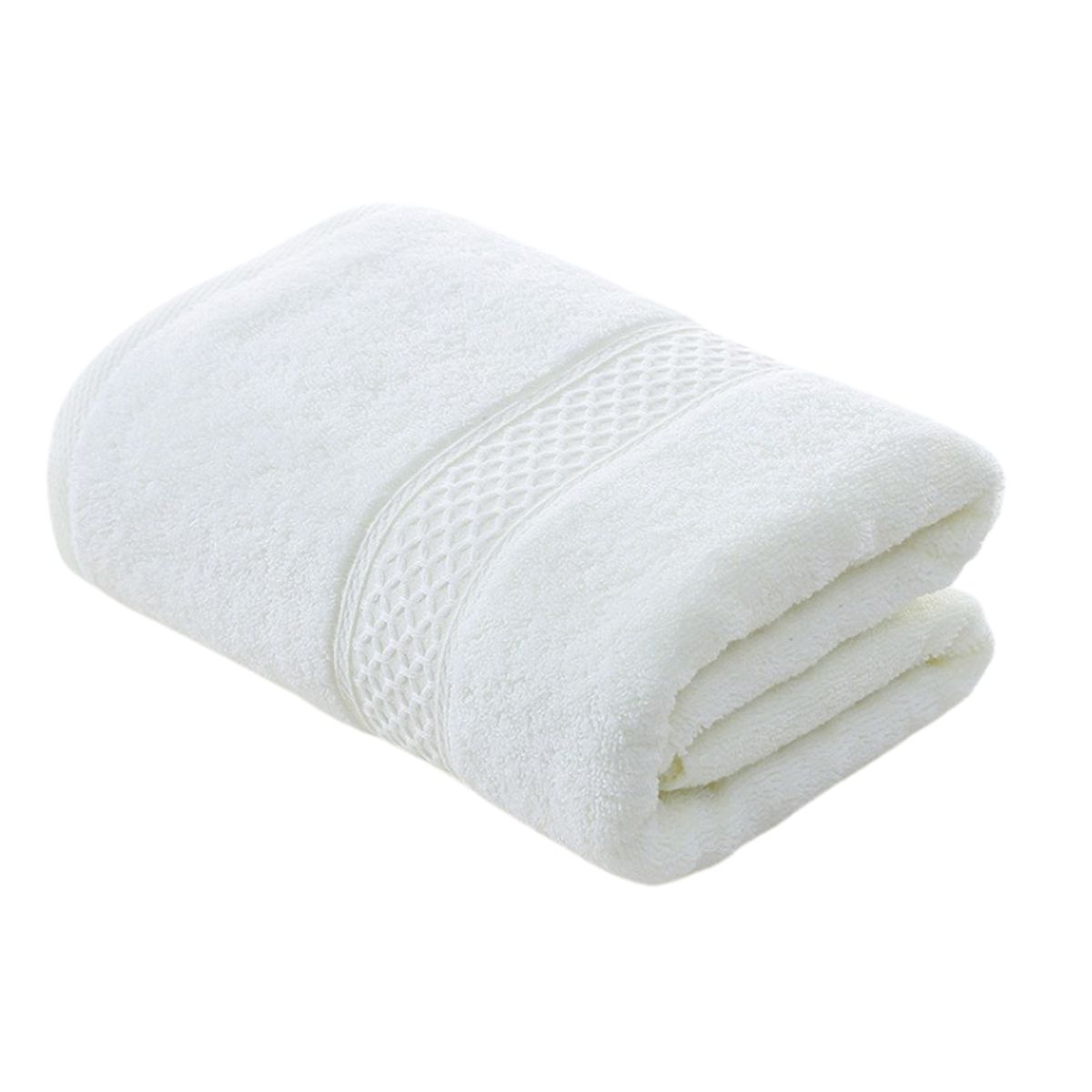 GARSIL - Toalla de Baño Cuerpo Blanca 100% Algodon Gruesa