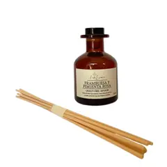 GENERICO - Difusor de Varillas Frambuesa y Pimienta Rosa - Elegancia y Energía Vital - 150 ml