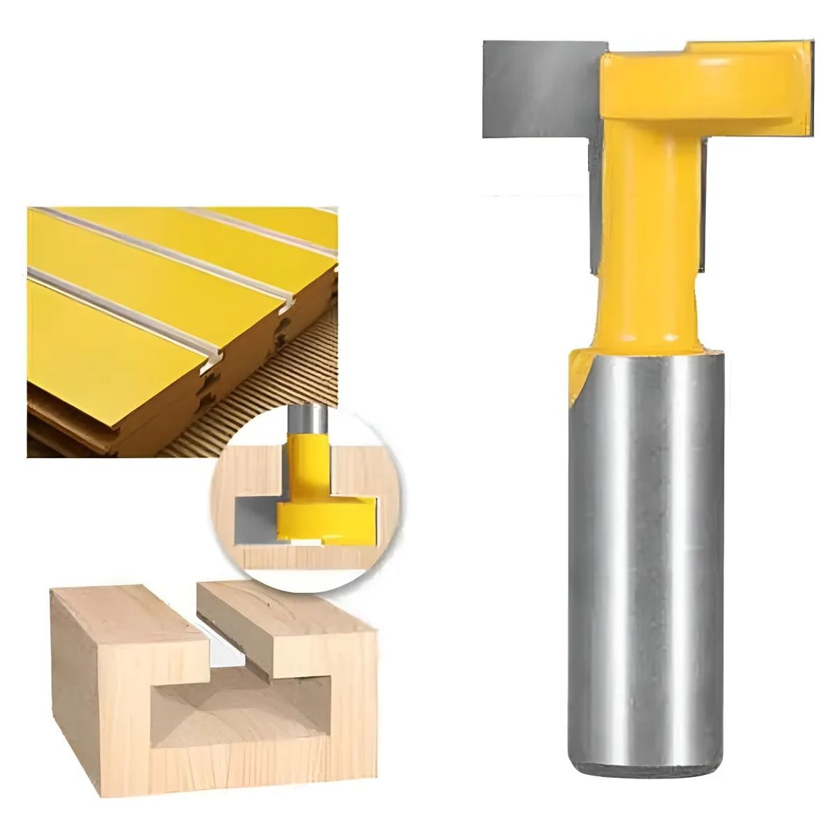 GENERICO - Fresa Madera Ranurar Panel Vástago ½ ( 12,7 )