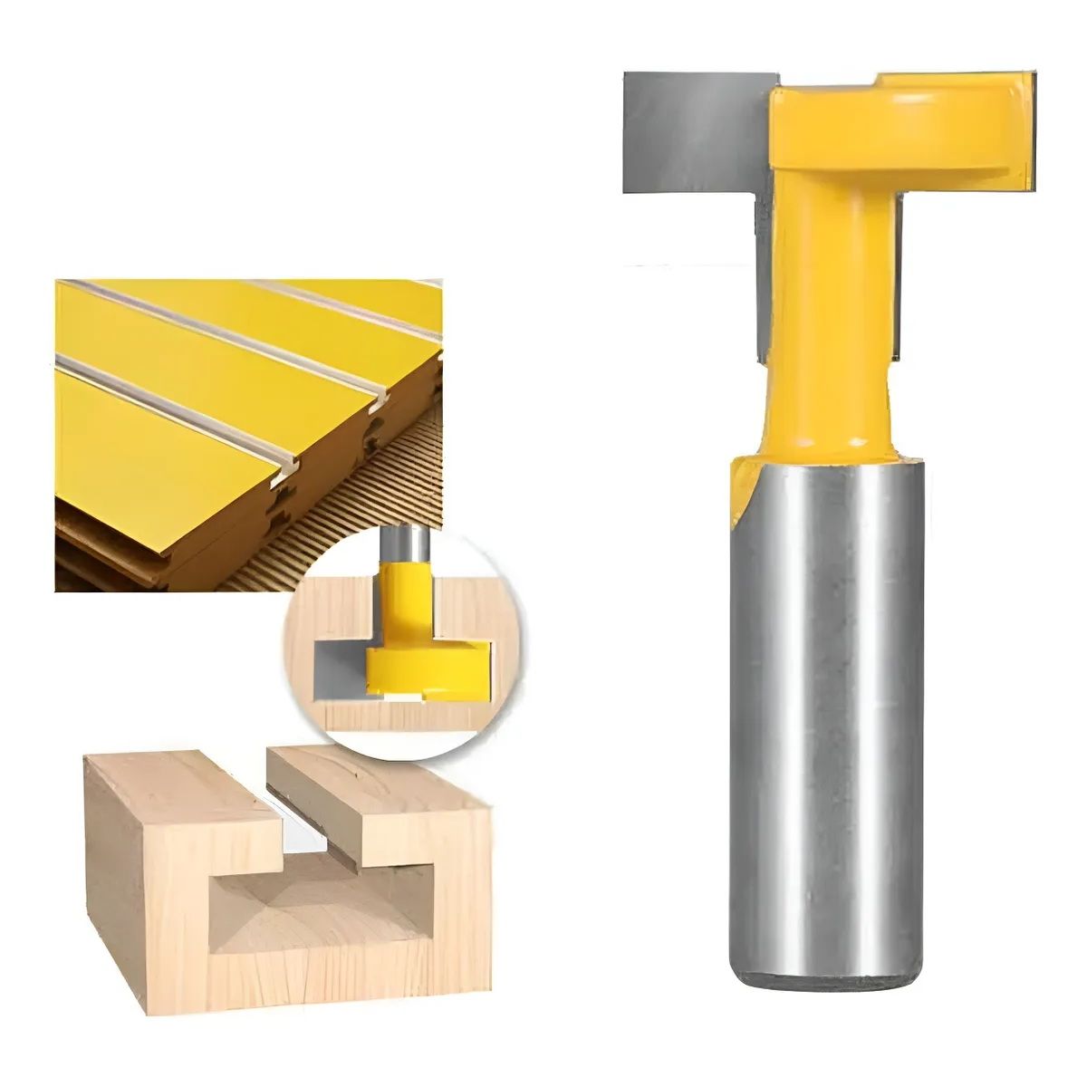 GENERICO - Fresa Madera Ranurar Panel Vástago ½ ( 12,7 )