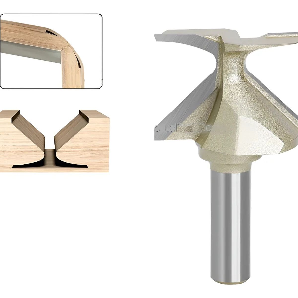 GENERICO - Fresa Madera Esquinas Angulo R18 Cmc Vástago O Toma ½