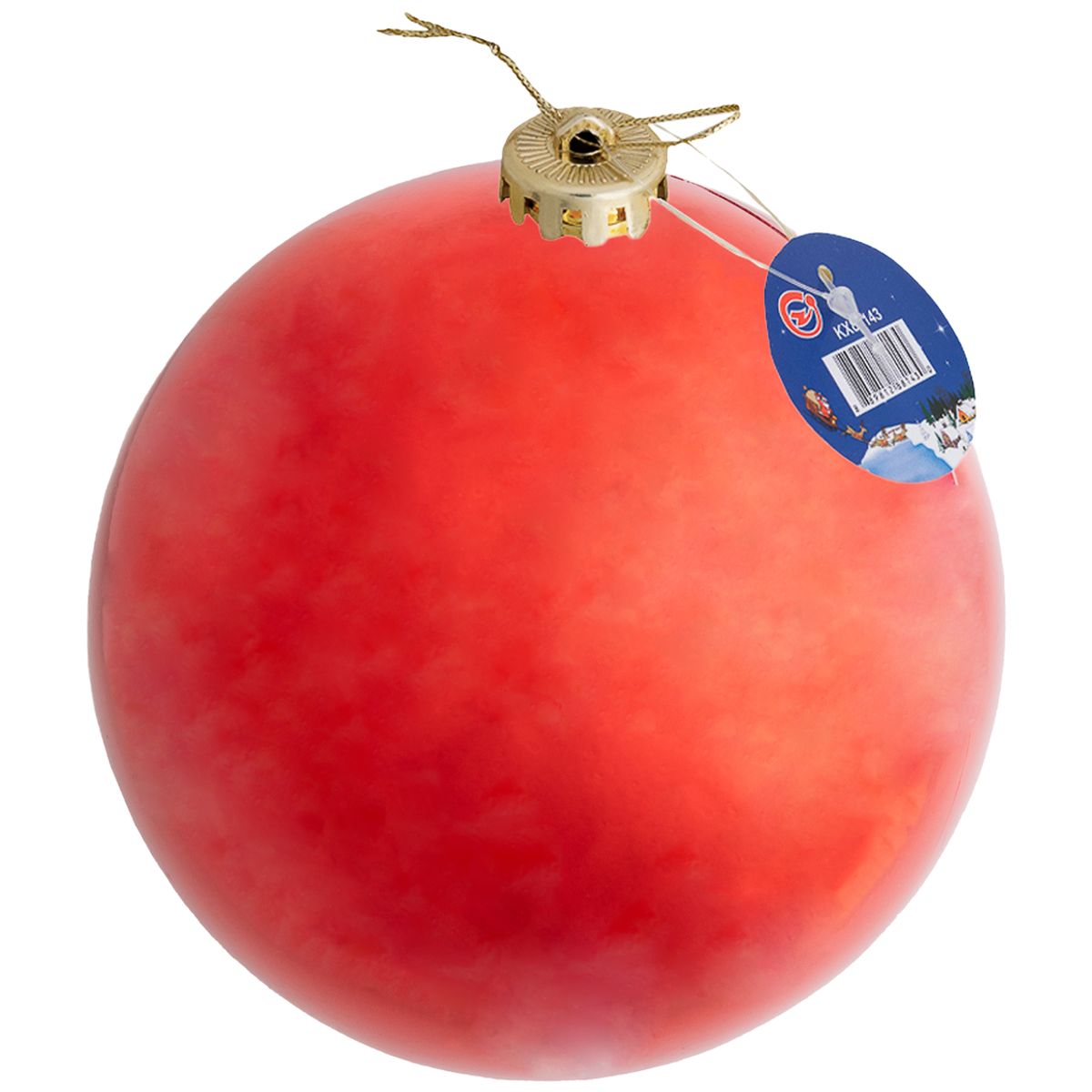 PROPLASTIC - Esfera navideña de 15 cms color rojo