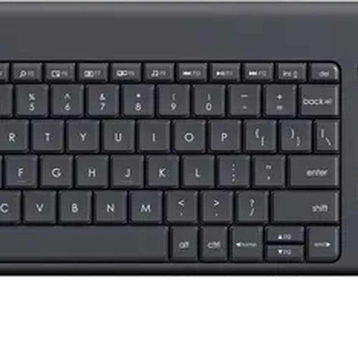 GENERICO - Teclado Logitech K400 Plus inalámbrico español negro