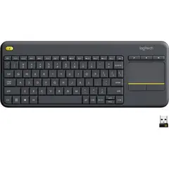 GENERICO - Teclado Logitech K400 Plus inalámbrico español negro