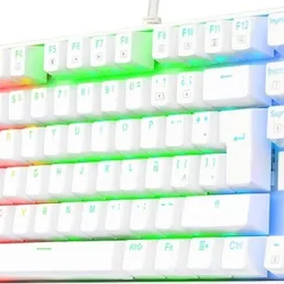 GENERICO - Teclado Redragon Kumara K552 rgb blanco español