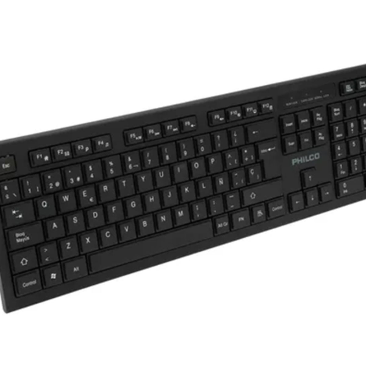 GENERICO - Teclado inalámbrico 24ghz negro W601
