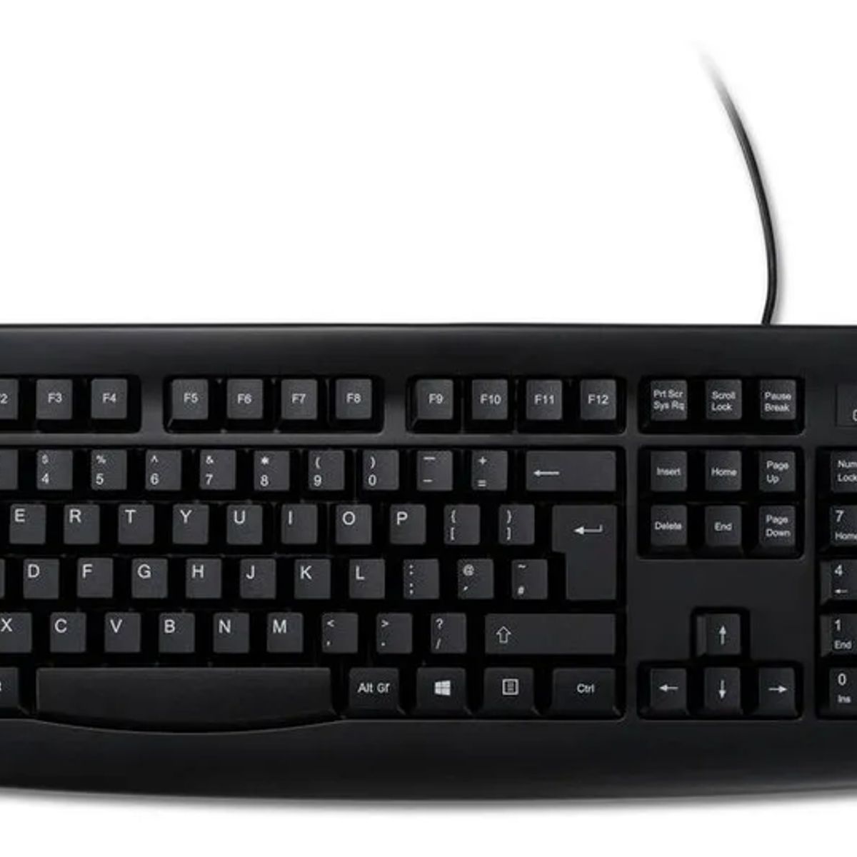 GENERICO - Teclado lavable alámbrico For Life Kensington negro