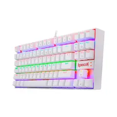 GENERICO - Teclado Redragon Kumara K552 rainbow switch red blanco
