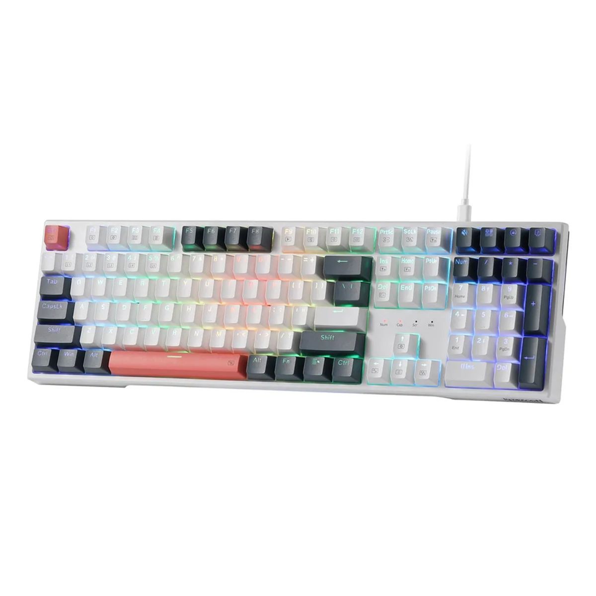 GENERICO - Teclado Redragon Trundle K668 rgb switch rojo