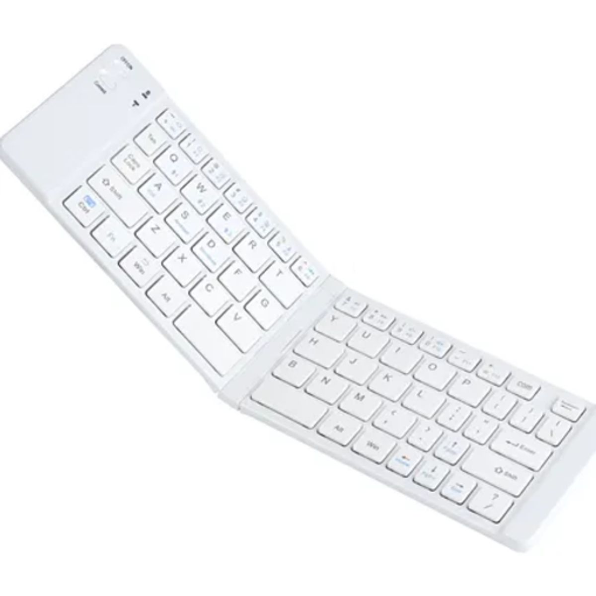 GENERICO - Mini teclado plegable portátil bluetooth blanco