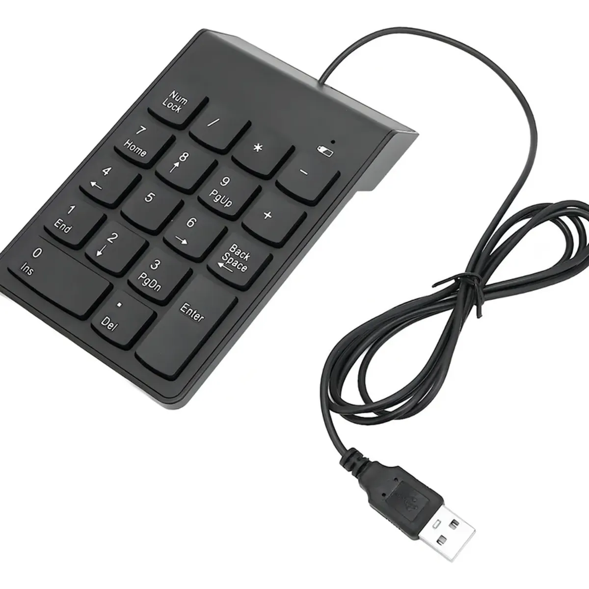 GENERICO - Mini teclado numérico usb notebook negro