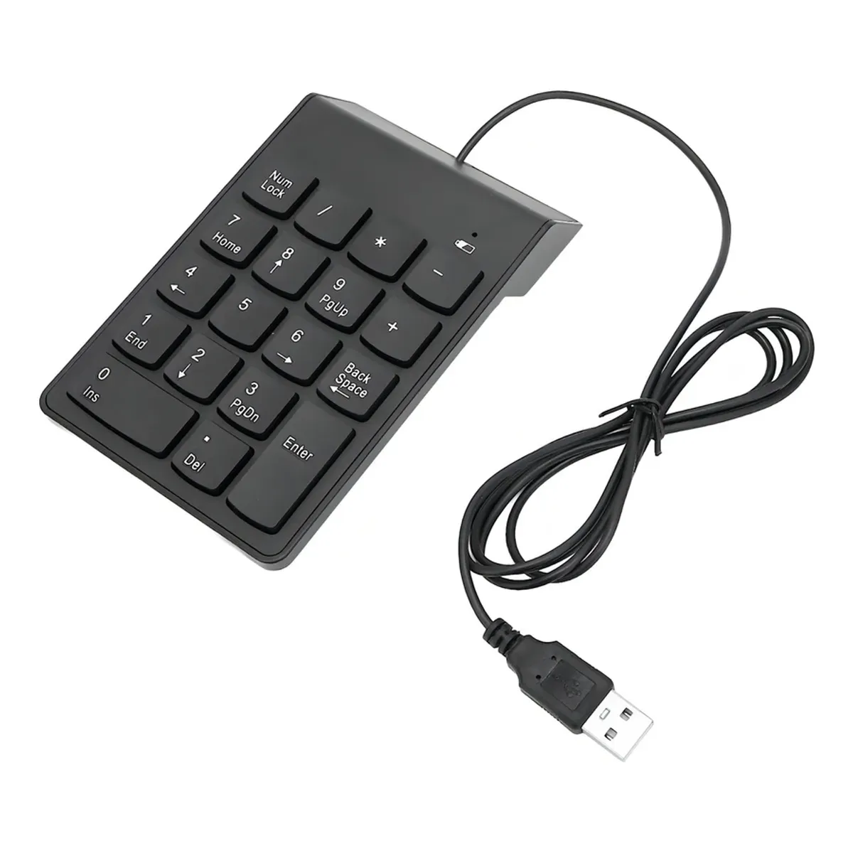 GENERICO - Mini teclado numérico usb notebook negro