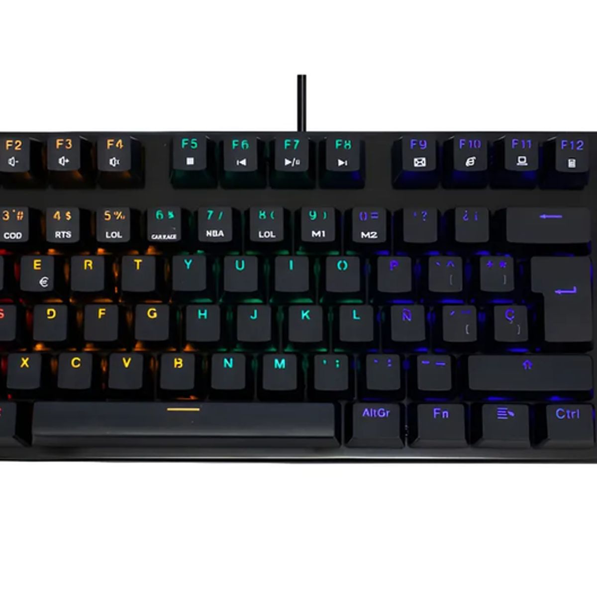 GENERICO - Teclado mecánico Targa Jupiter 250 negro