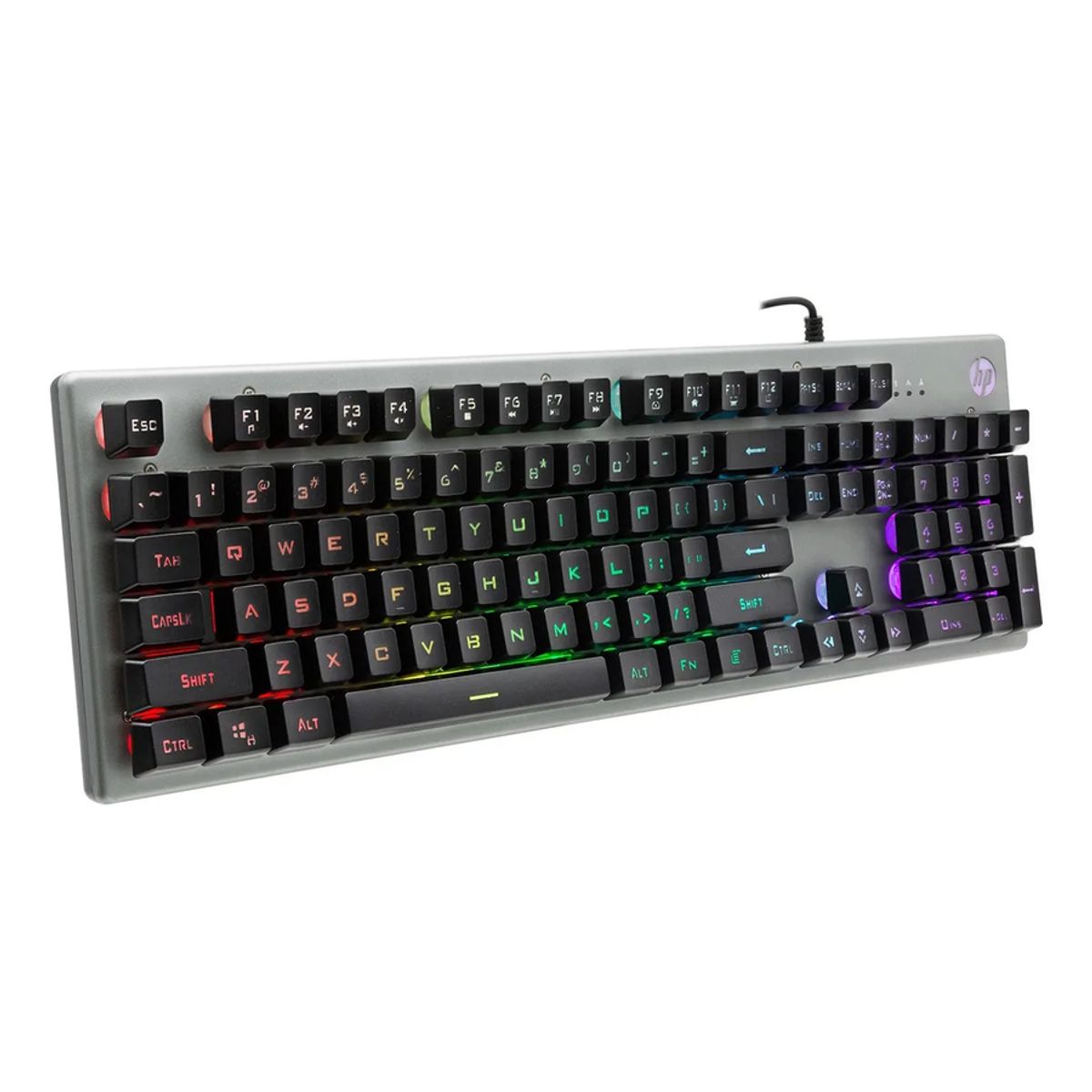 GENERICO - Teclado HP membrana rgb inglés negro