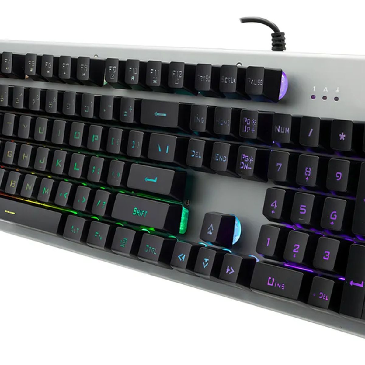 GENERICO - Teclado HP membrana rgb inglés negro