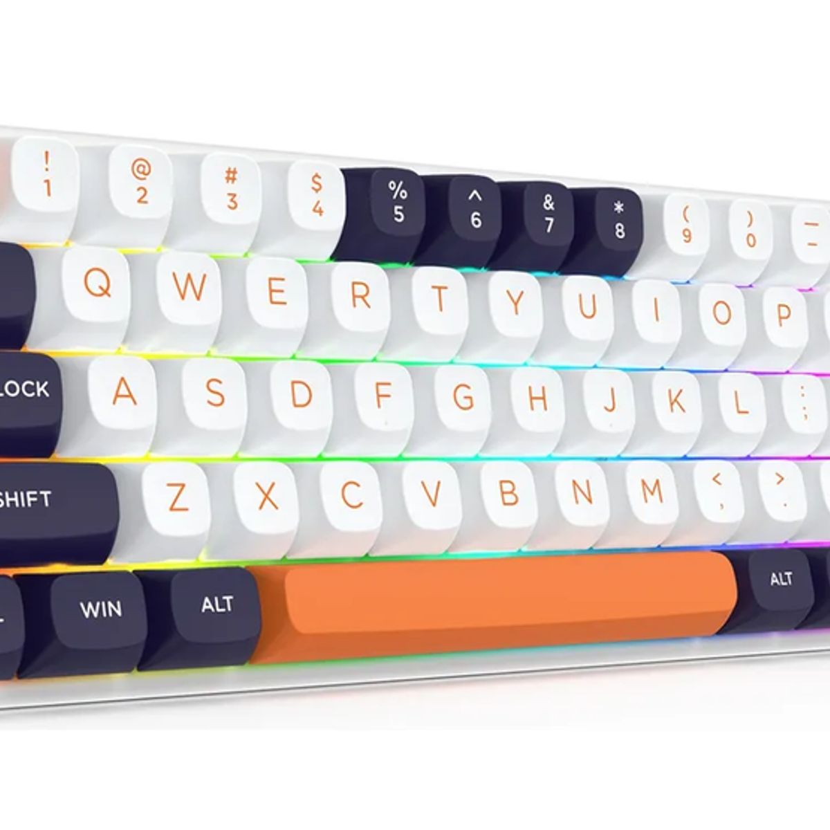 GENERICO - Teclado Redragon Fidd K683 mecánico rgb 60% blanco