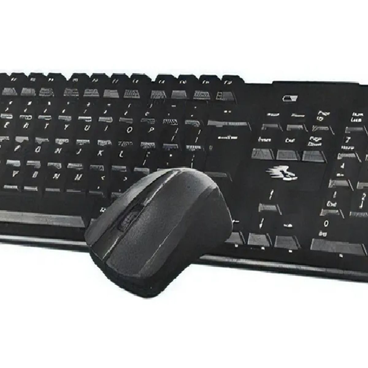 GENERICO - Kit teclado y mouse JX-W3200 inalámbrico español negro