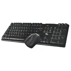 GENERICO - Kit teclado y mouse JX-W3200 inalámbrico español negro