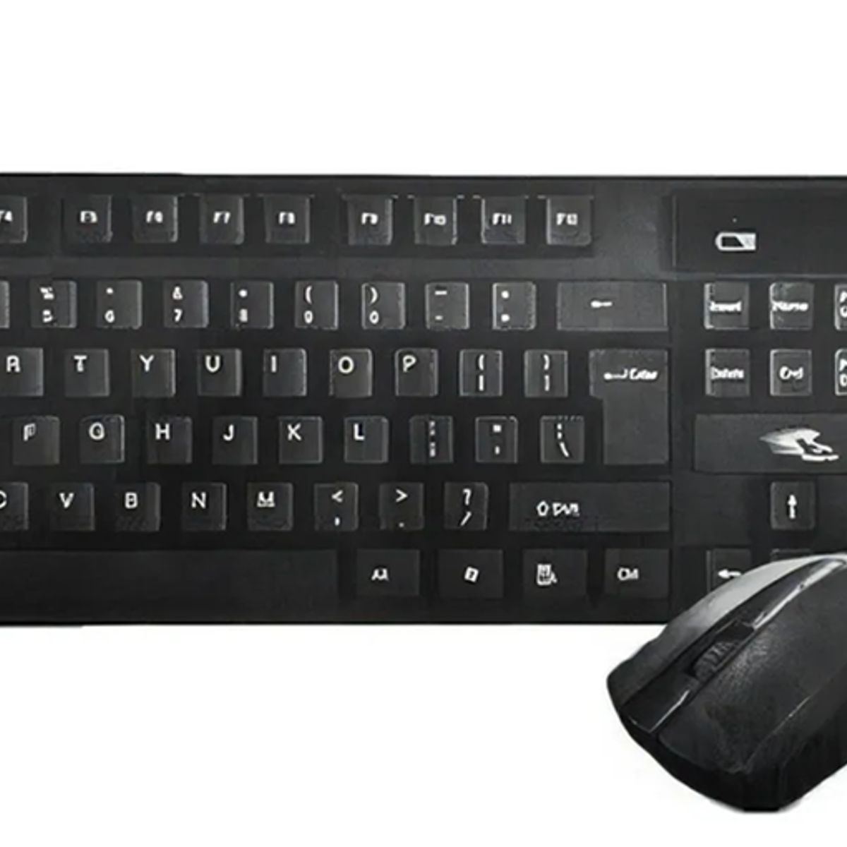 GENERICO - Kit teclado y mouse JX-W3200 inalámbrico español negro