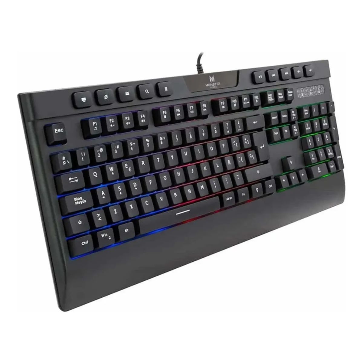 GENERICO - Teclado Monster Games Inception membrana español usb