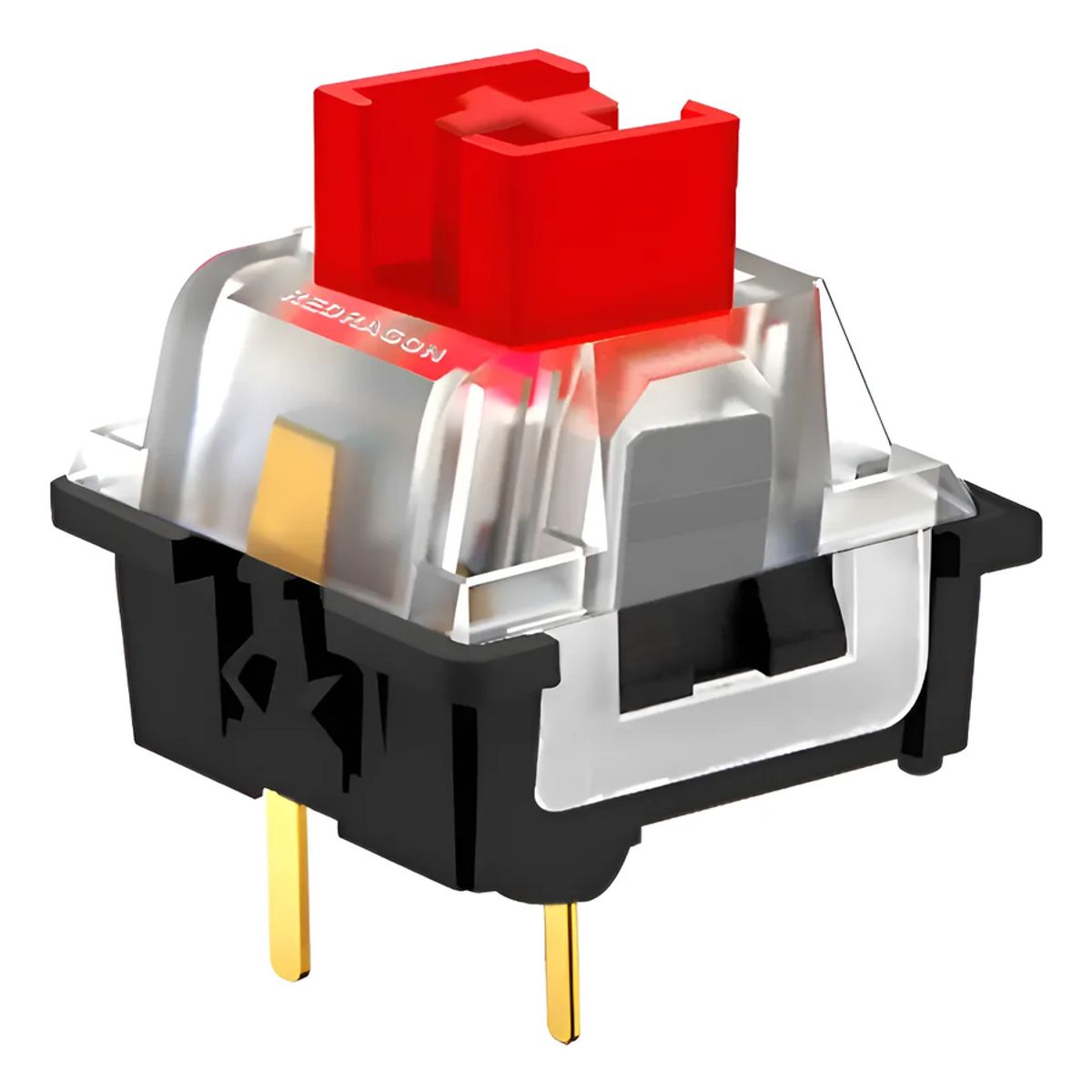 GENERICO - Pack 10 switches Redragon Outemu red retroiluminados
