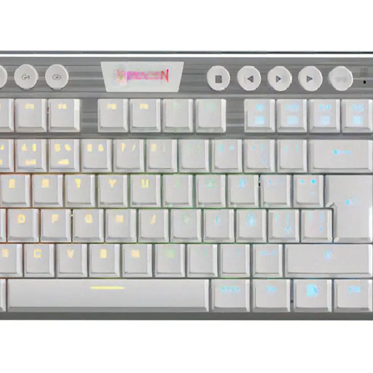 GENERICO - Teclado Redragon Horus White K621w TKL wireless