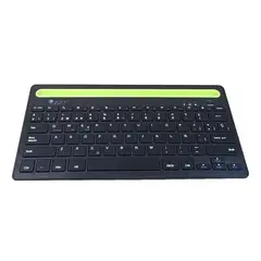 GENERICO - Teclado multidispositivo bluetooth recargable 78 teclas negro