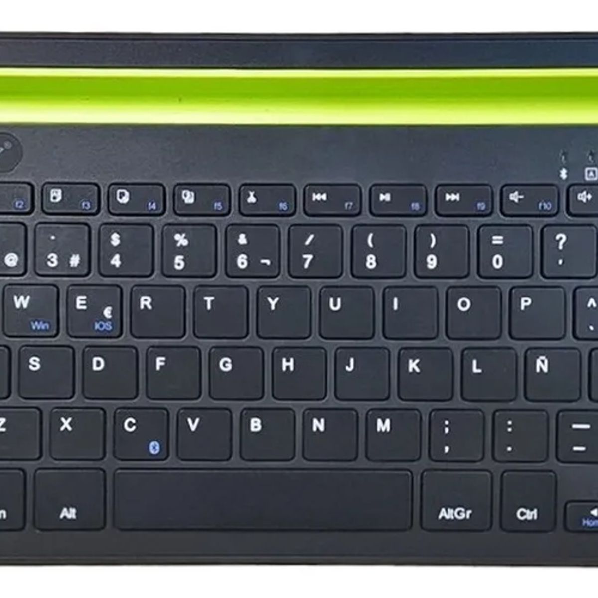 GENERICO - Teclado multidispositivo bluetooth recargable 78 teclas negro