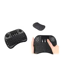 GENERICO - Mini teclado inalámbrico touchpad smart tv pc xbox negro