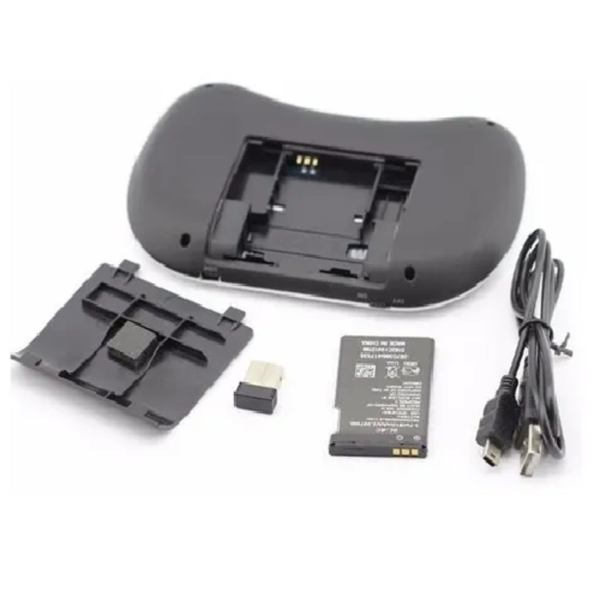 GENERICO - Mini teclado inalámbrico touchpad smart tv pc xbox negro