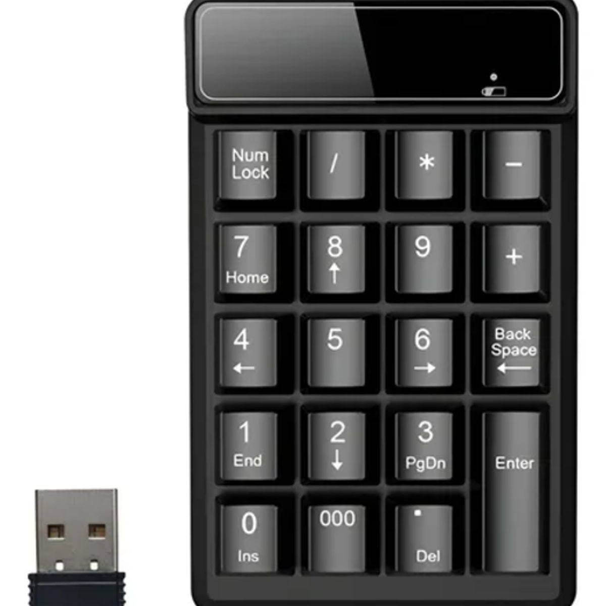 GENERICO - Teclado mecánico digital inalámbrico usb 19 teclas