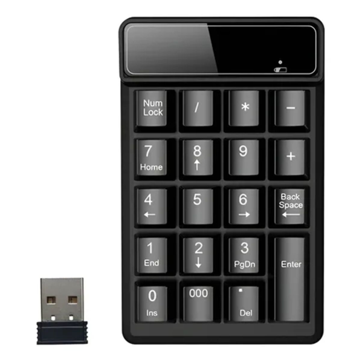 GENERICO - Teclado mecánico digital inalámbrico usb 19 teclas