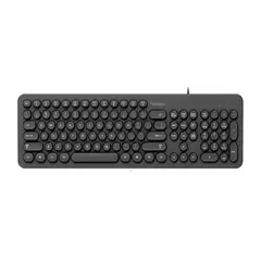 GENERICO - Teclado Viewsonic teclas redondas con cable español negro