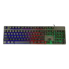 GENERICO - Teclado gamer GTC CBG-009 semi mecánico rgb negro