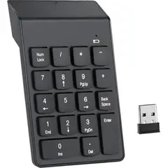 GENERICO - Teclado numérico inalámbrico usb 24g portátil