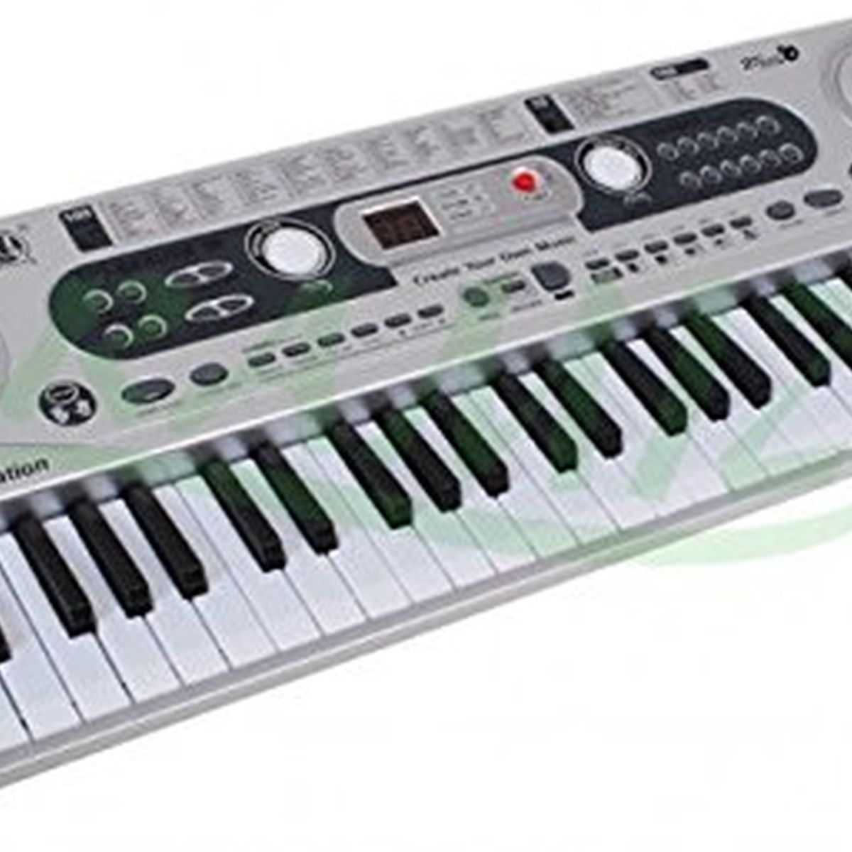 GENERICO - Teclado rk music infantil 54 notas gris