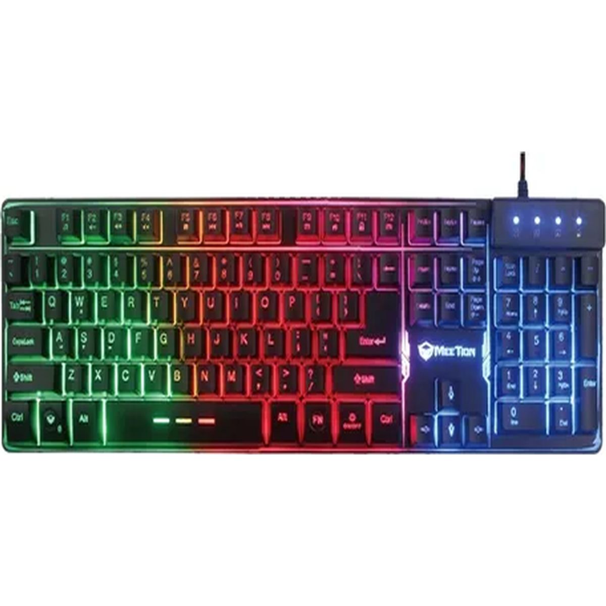 GENERICO - Teclado gamer usb meetion k9300 retroiluminado negro