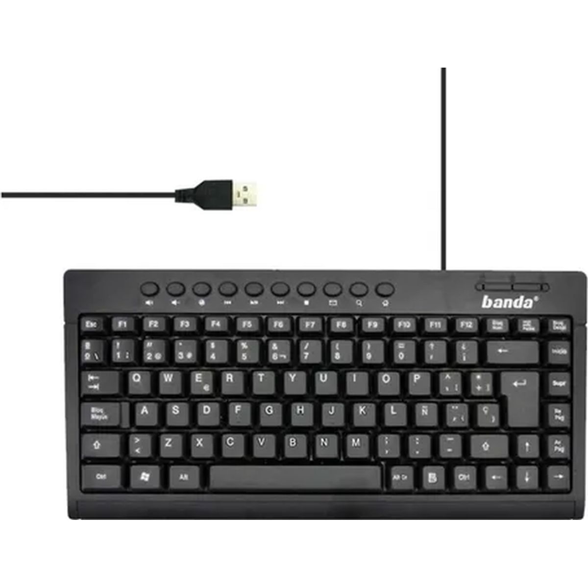 GENERICO - Teclado usb compacto wired k1000 español