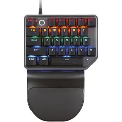 GENERICO - Teclado gamer una mano nibio one mecánico rgb