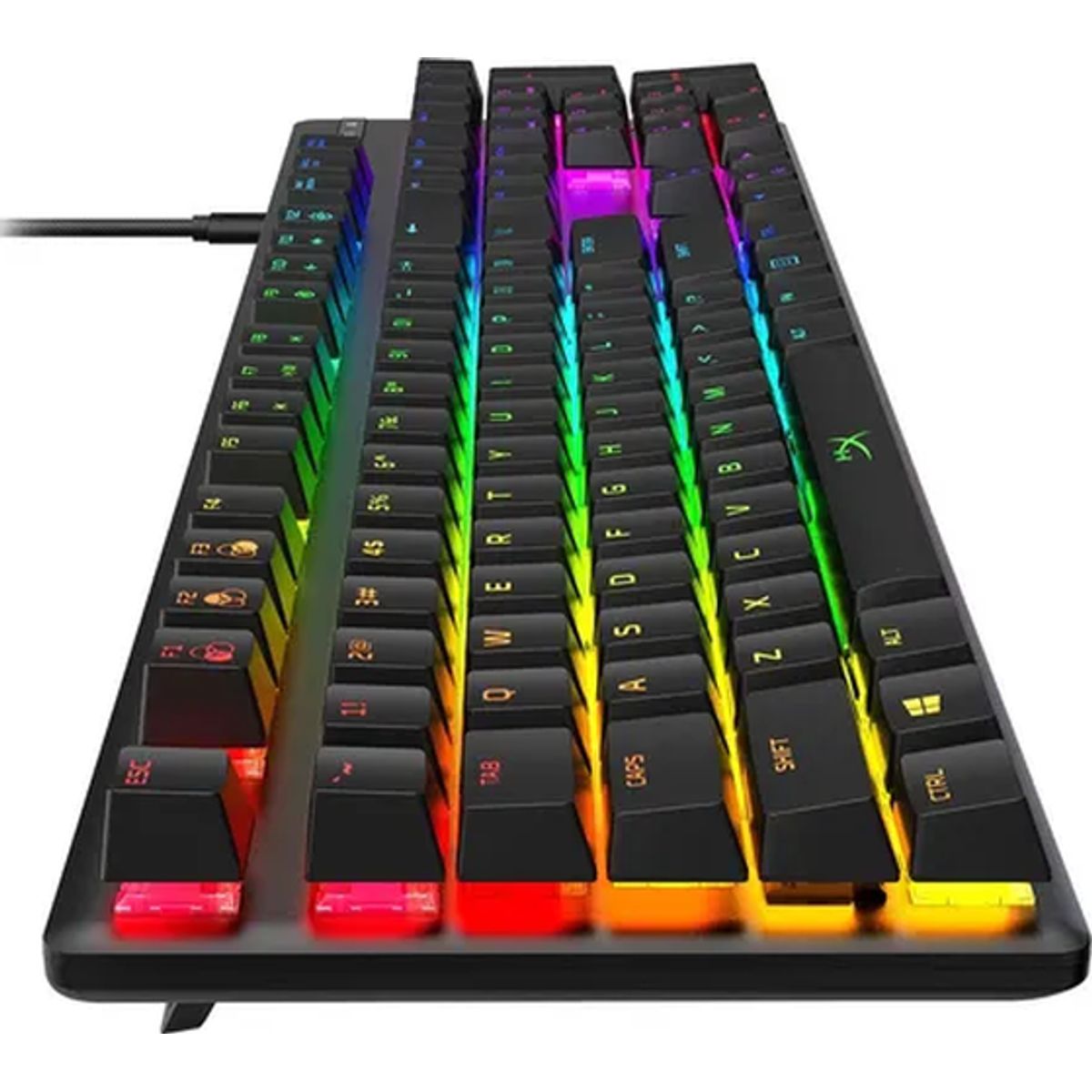 GENERICO - Teclado gamer hyperx alloy origins rgb sw red negro