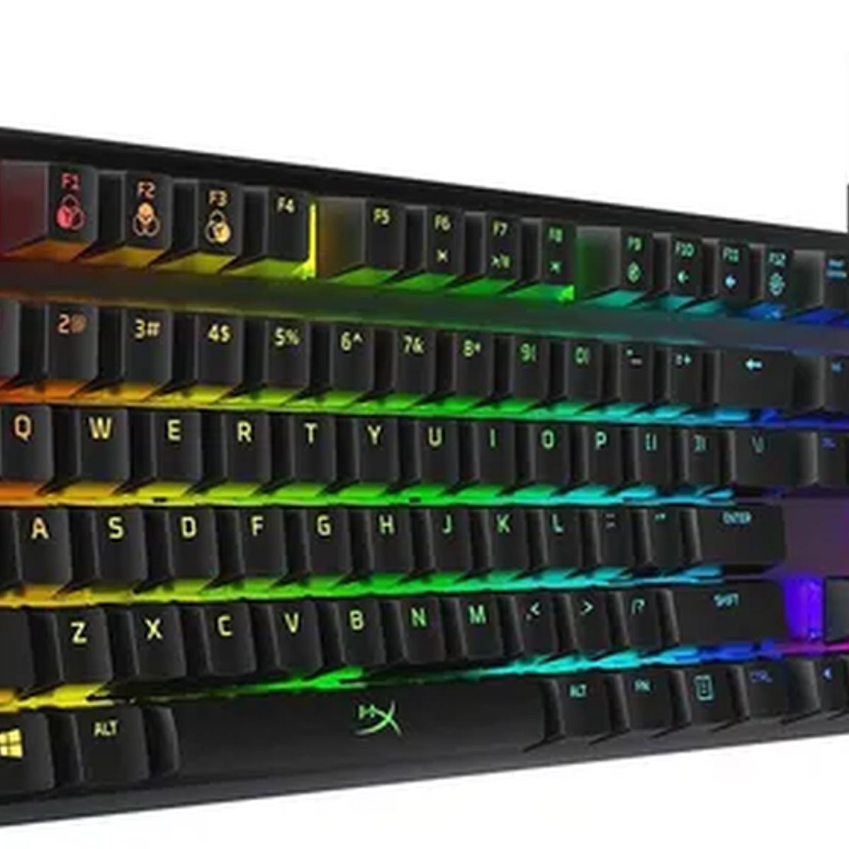 GENERICO - Teclado gamer hyperx alloy origins rgb sw red negro