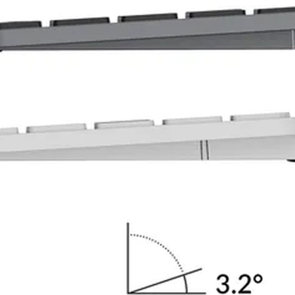 GENERICO - Teclado inalámbrico keychron b6 pro slim español blanco