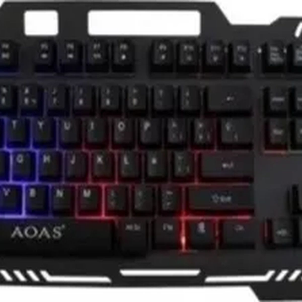 GENERICO - Teclado gamer cable usb rgb pc