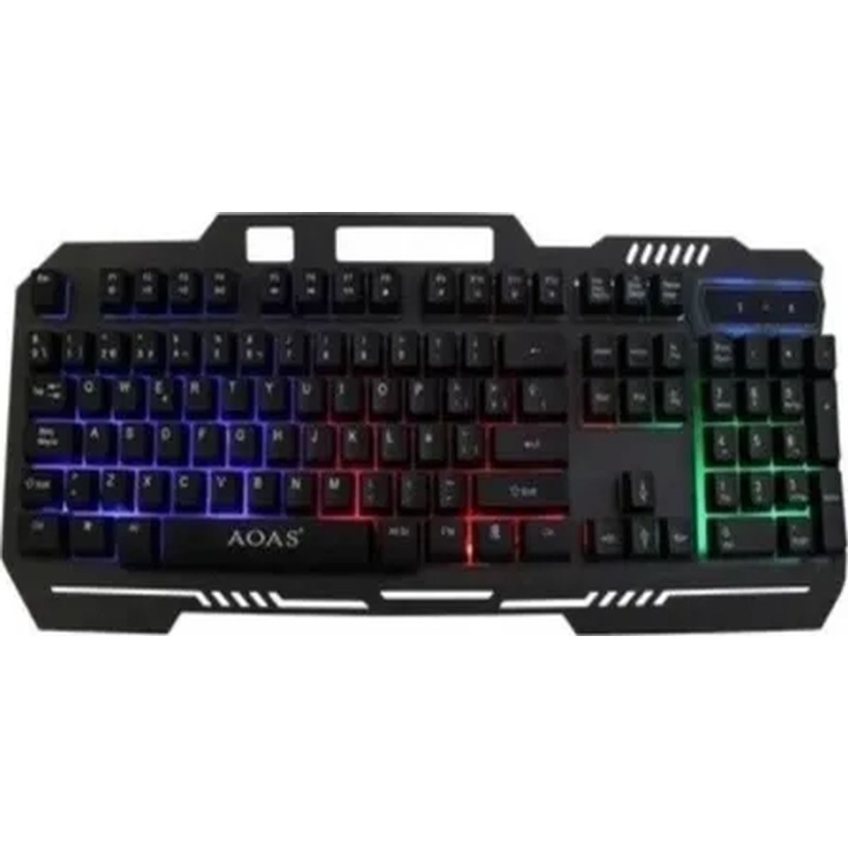 GENERICO - Teclado gamer cable usb rgb pc