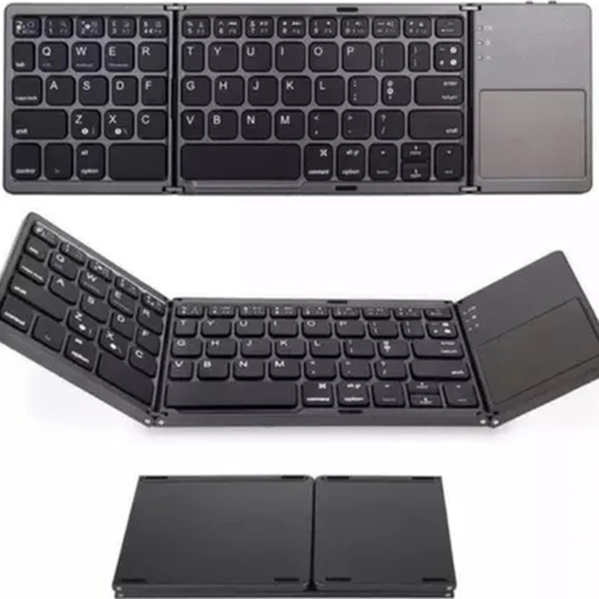 GENERICO - Mini teclado plegable bluetooth con trackpad