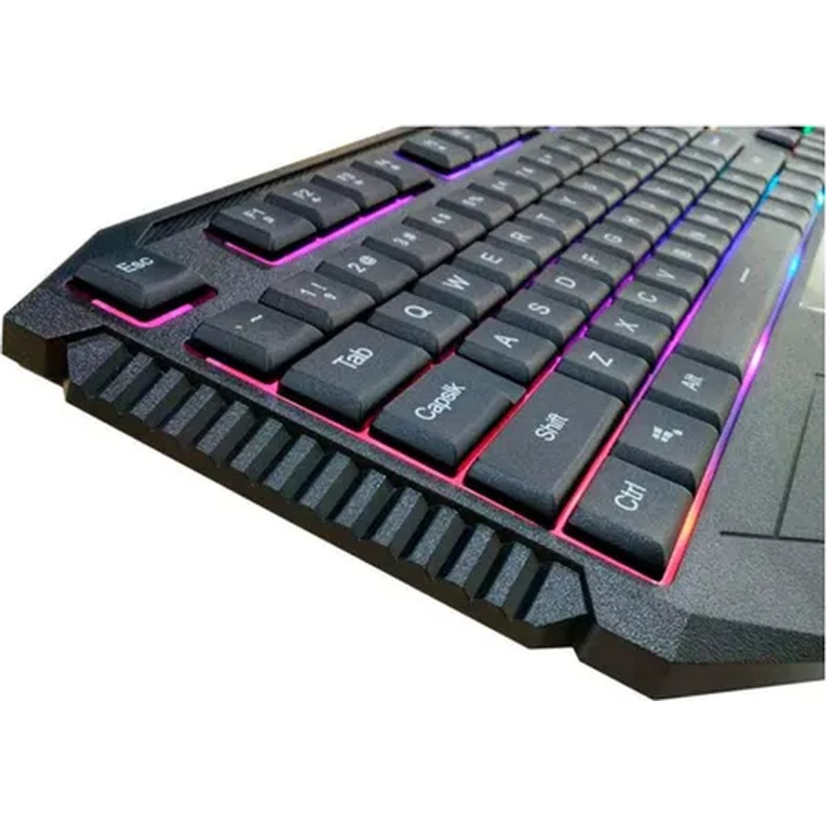 GENERICO - Teclado gamer hp k110 iluminado español revogames